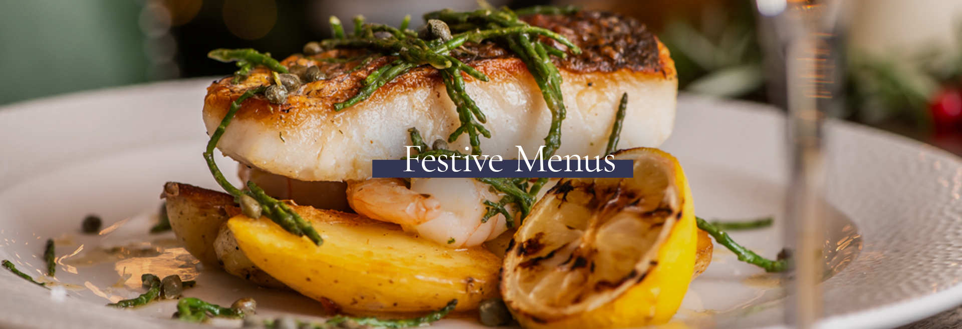 Festive Christmas Menu at The Queen's Arms 