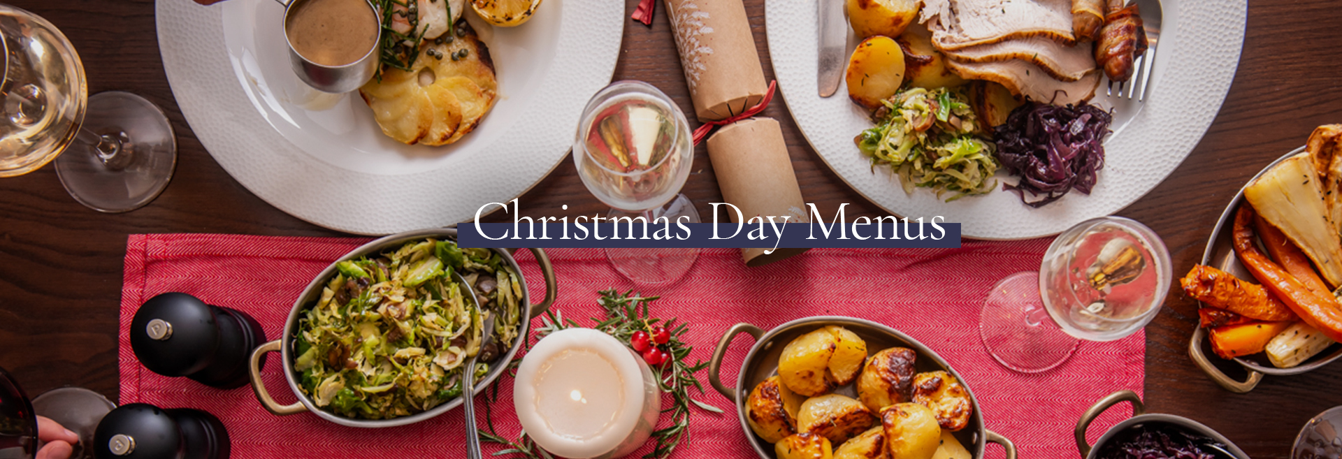 Christmas Day dinner at The Queen's Arms